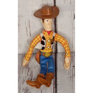 4.5" Vintage 1995 Pixar Toy Story Woody Cowboy Doll Burger King Cloth Plastic